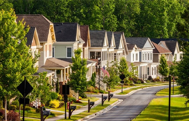 Streetscape in Briar Chapel.