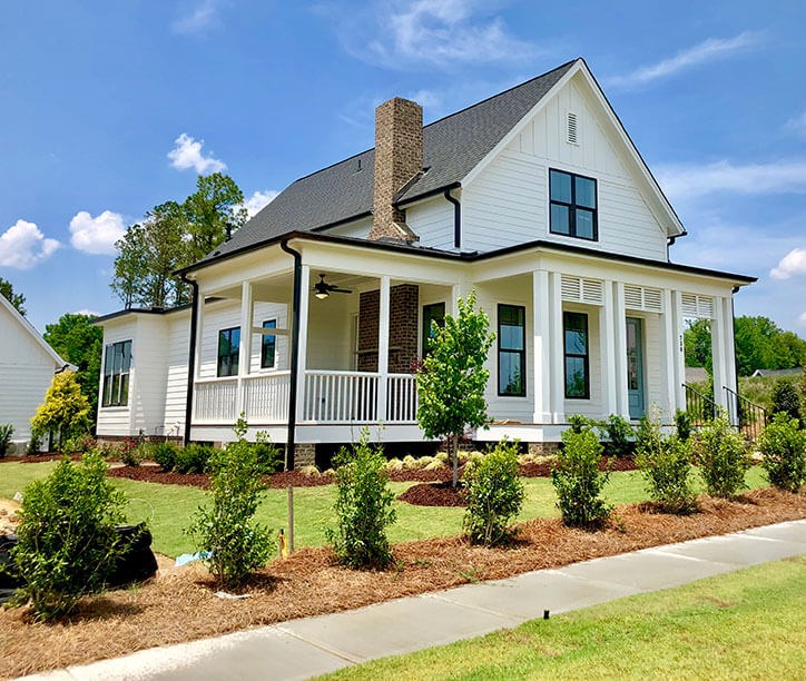 Model home in Wendell Falls.