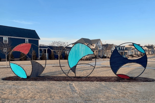 Sculptures at Solstice Park